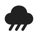 Weather Rain SVG Icon